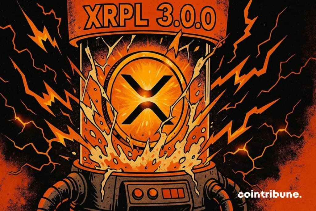 The XRP crypto that is in an XRPL 3.0.0 update machine