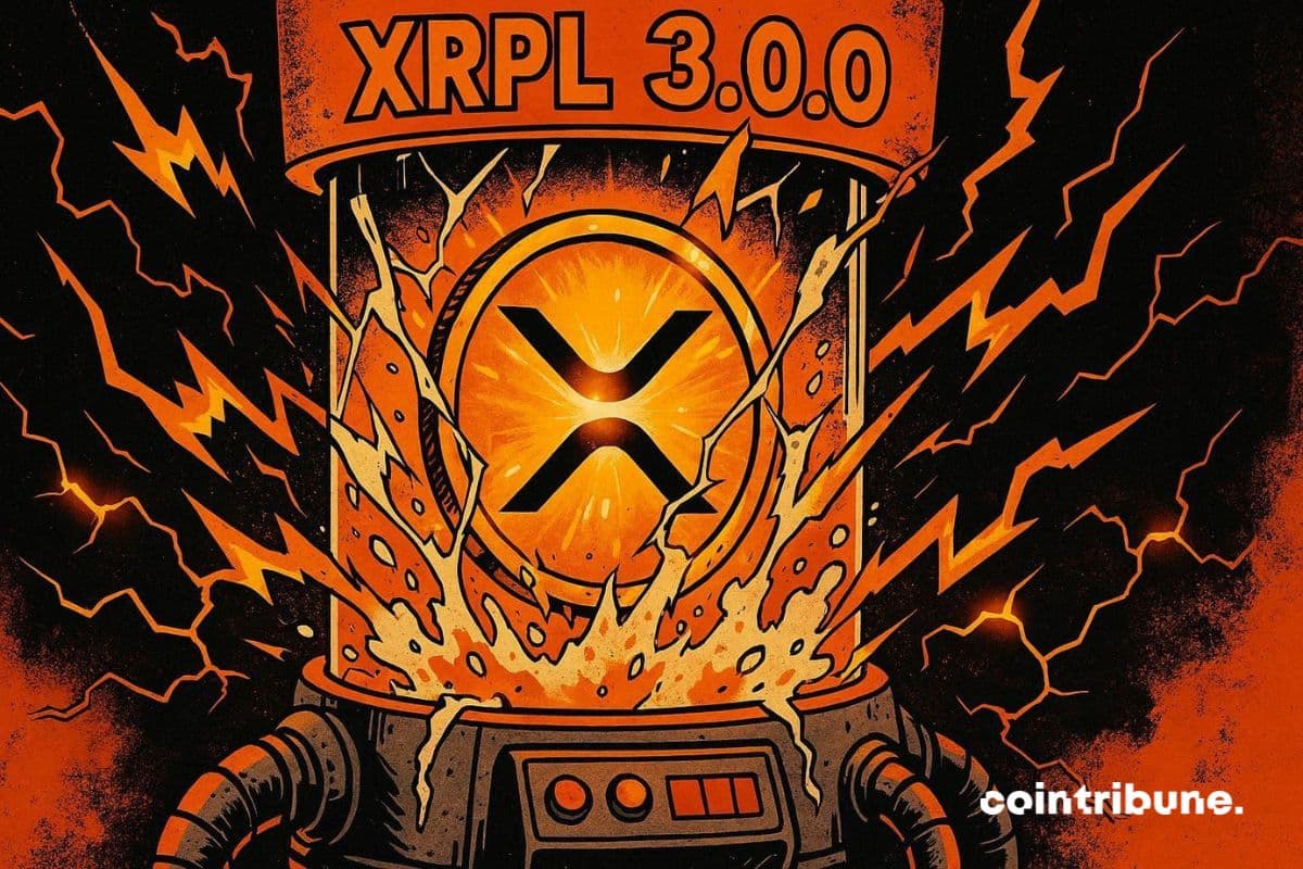 The XRP crypto that is in an XRPL 3.0.0 update machine