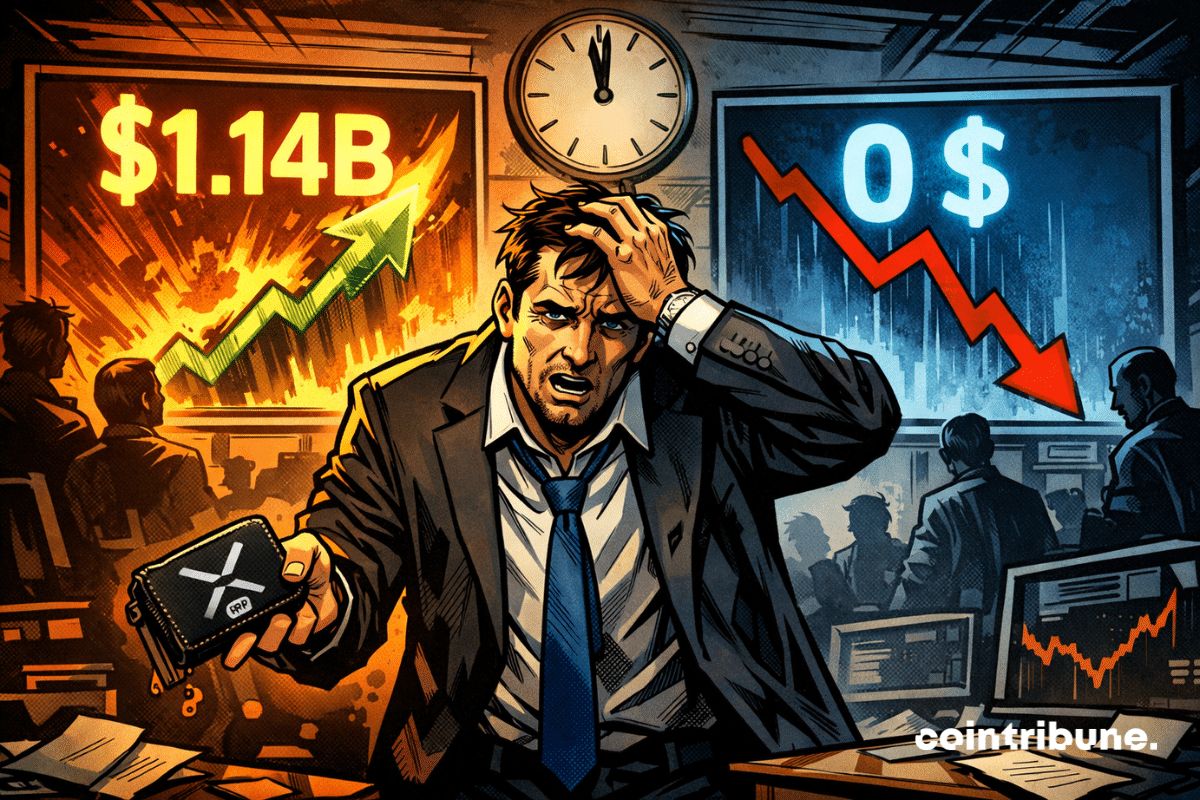 After 30 positive days, the XRP ETF abruptly stops capital inflows