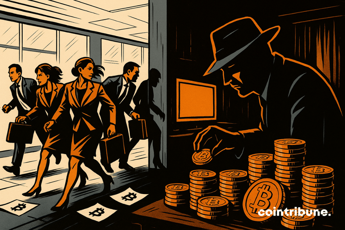 Éxodo corporativo, acumulación secreta de Bitcoin en las sombras