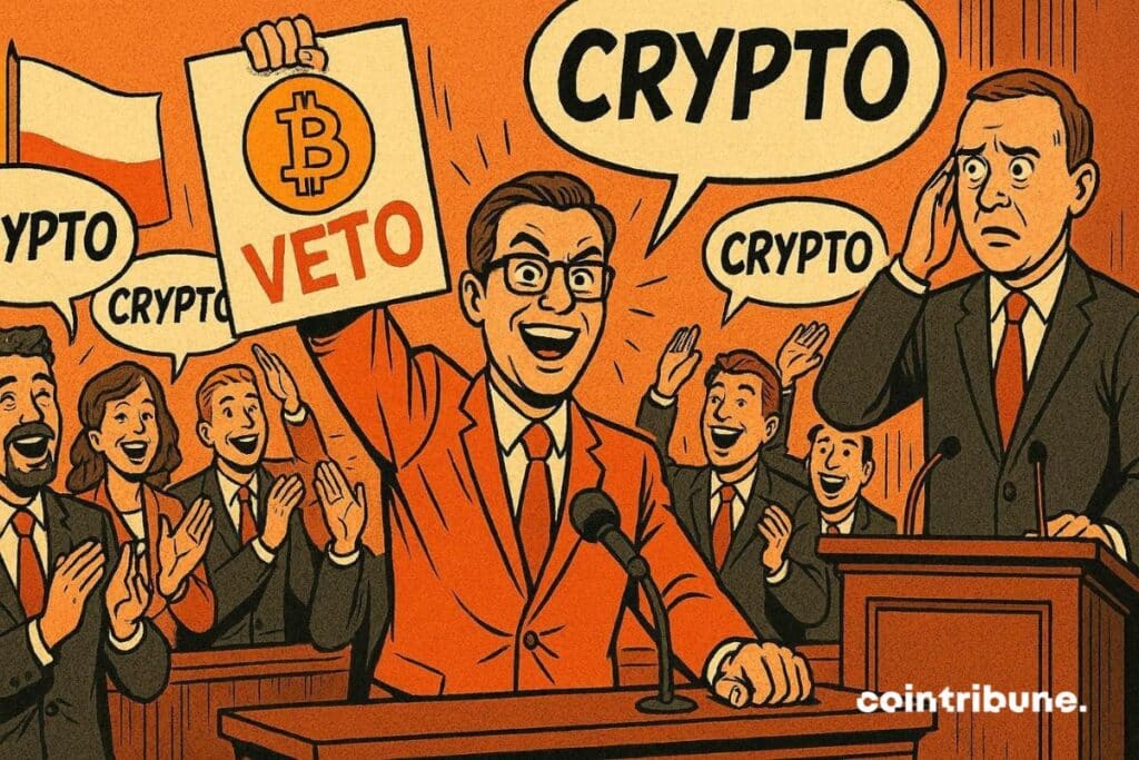 The Polish parliament passed a crypto law despite the president's veto.