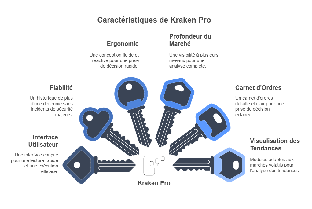 Kraken Pro : une plateforme conçue pour les professionnels