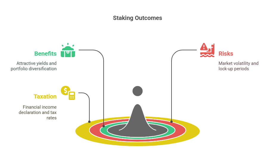Benefits, risks, and taxation of staking