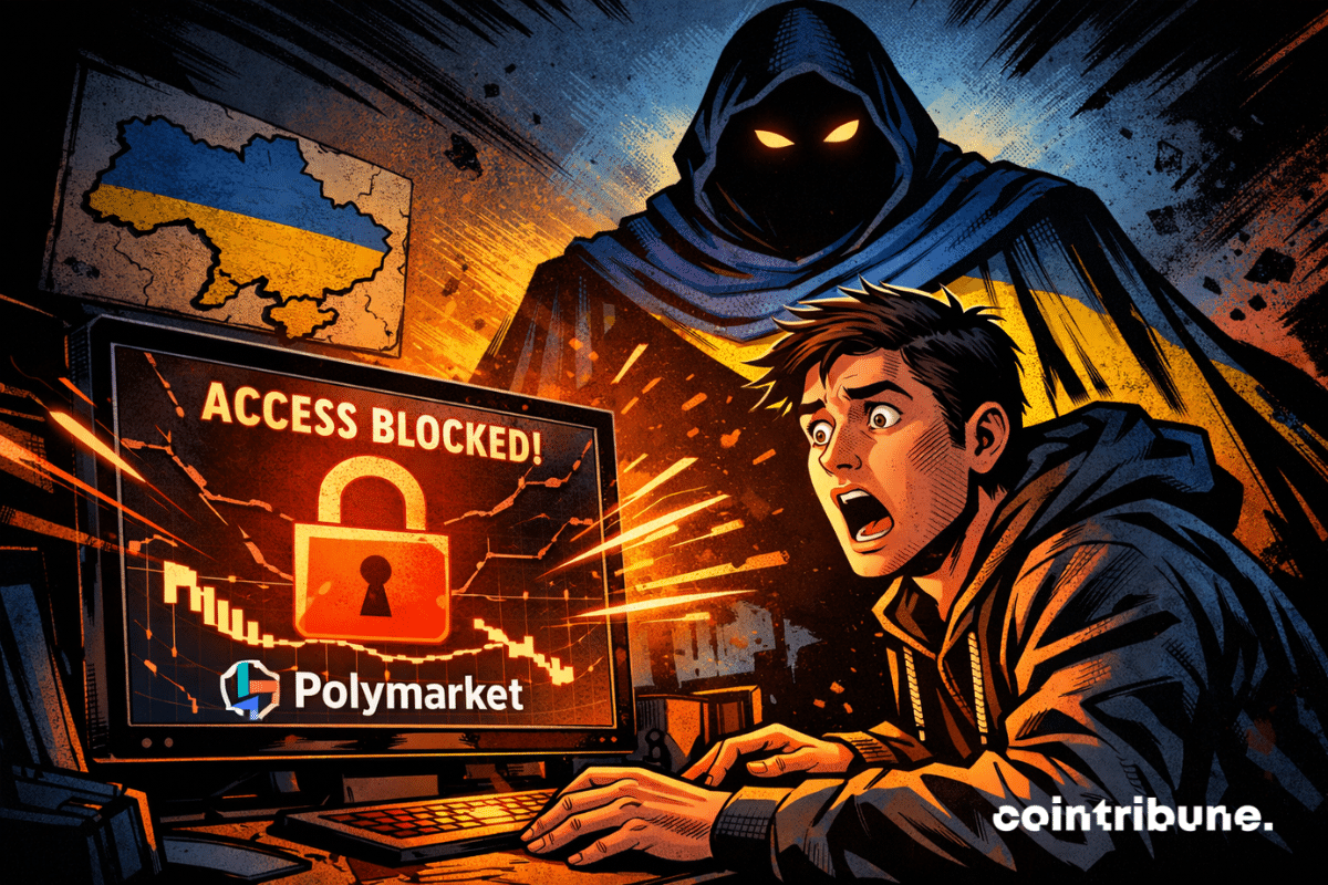 Crypto : L’Ukraine bloque l’accès à Polymarket