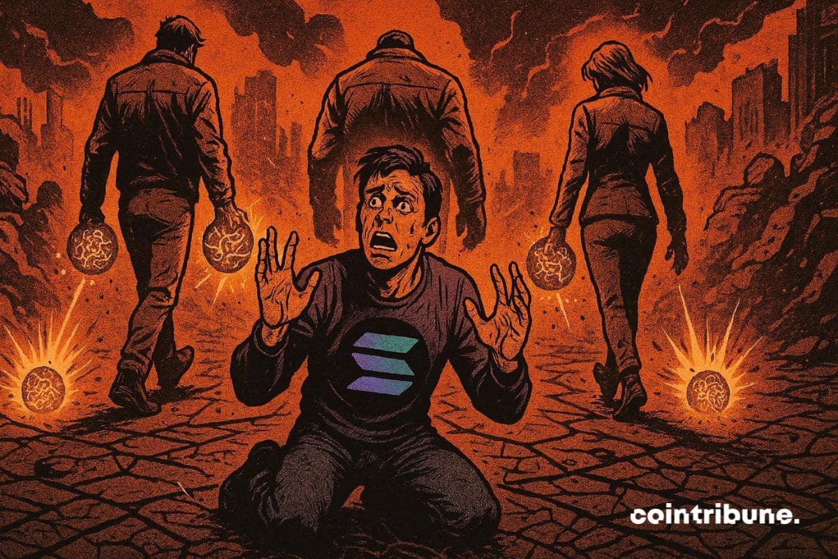 Solana en pleine crise qui est abandonné par ses validateurs crypto.