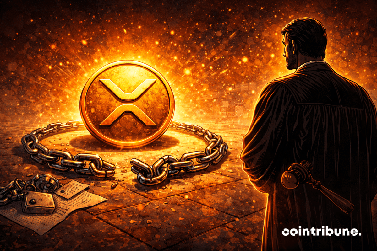 A XRP once bound by legal chains now feels them loosen. A judge watches over the crypto.