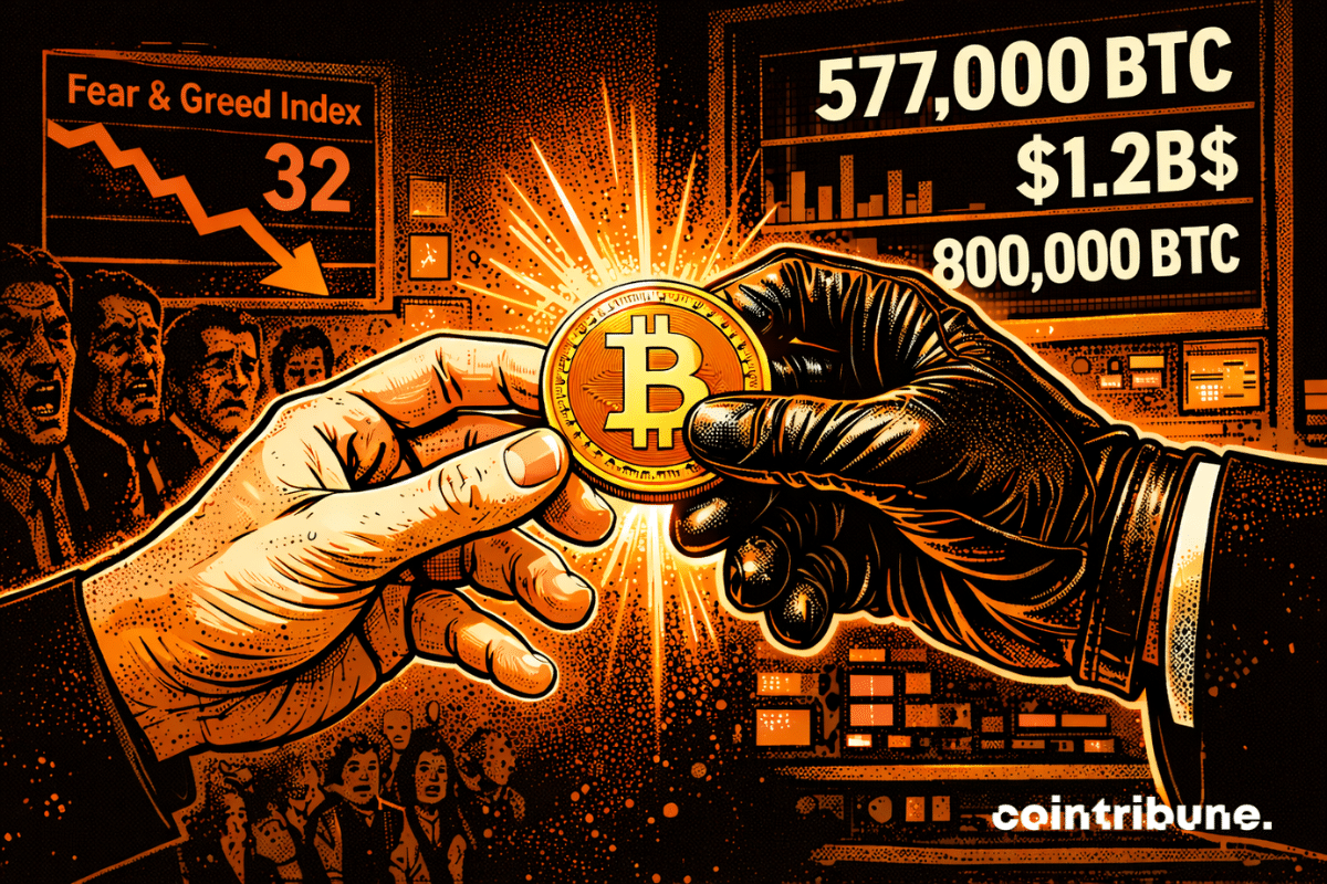 Transfert tendu de Bitcoin entre peur populaire et pouvoir institutionnel