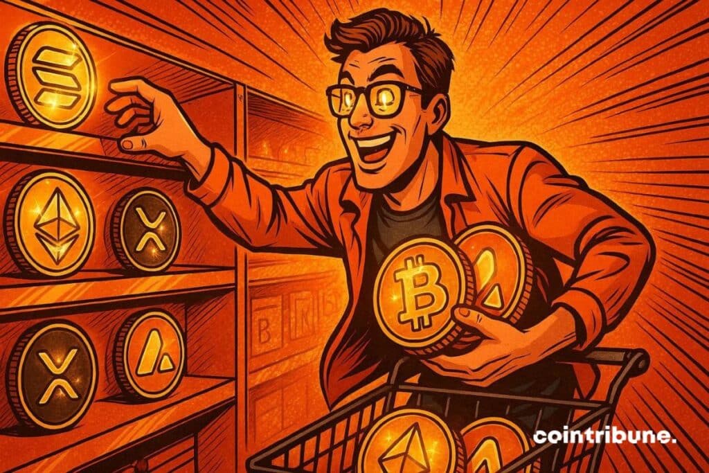 A crypto investor who is diversifying their assets despite the fear.