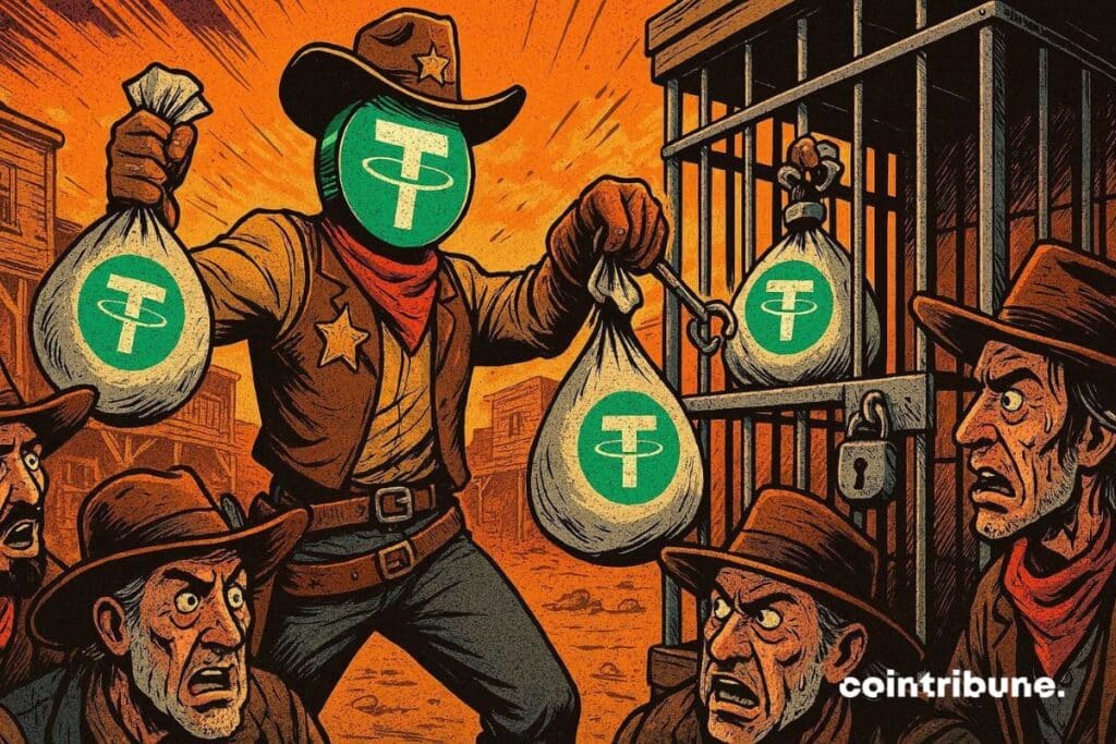 Tether freezes 4.2 billion crypto tokens linked to illicit activities.