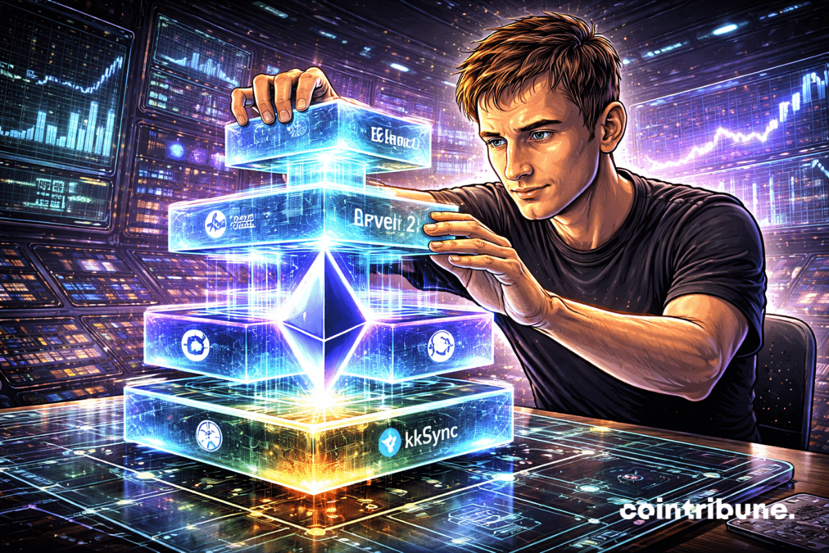 Vitalik construit une pile physique de blocs « Layer 2 » autour d’un noyau Ethereum.