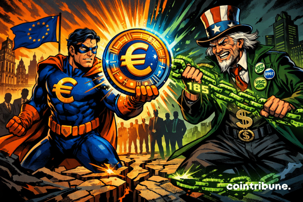 Domination des stablecoins : l’euro affronte le dollar dans un duel numérique explosif