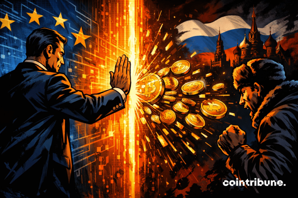 Un officiel européen bloque un flux de crypto, confrontant l’UE et la Russie dans un choc dynamique et dramatique.