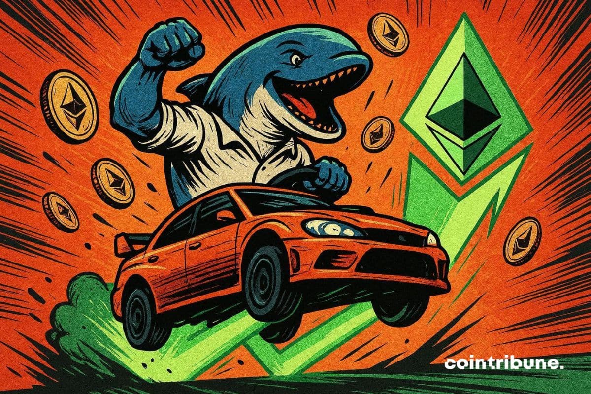 Ethereum whale in a historic rally after profitability.