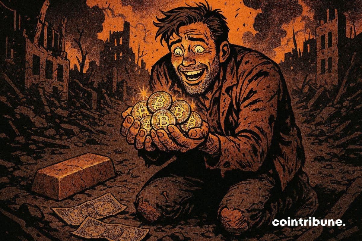 An investor who prefers bitcoin to gold and has money during times of crisis.