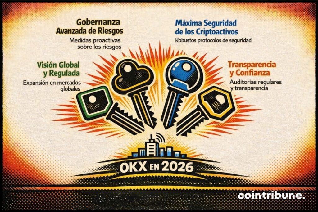 Zoom sobre las medidas de seguridad implementadas por el exchange crypto OKX.