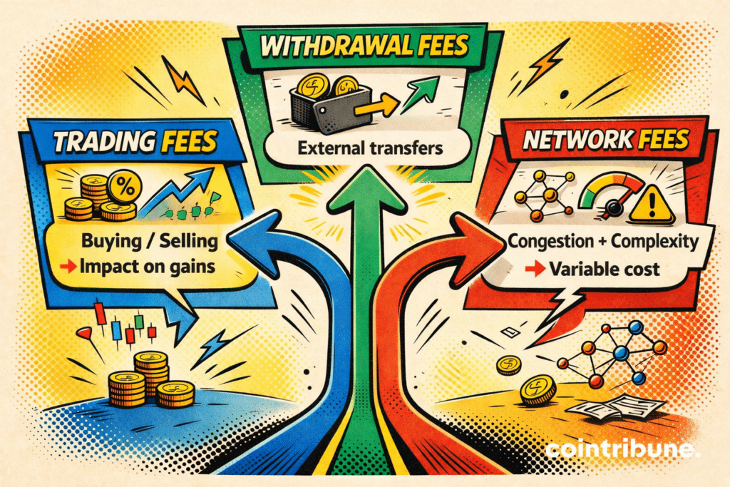 Overview of the fee types applicable on OKX