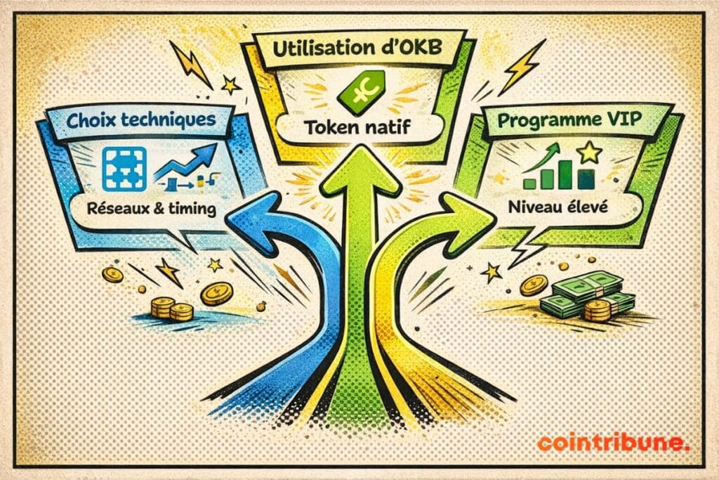 Trois moyens de réduire les frais supportés sur l'exchange OKX