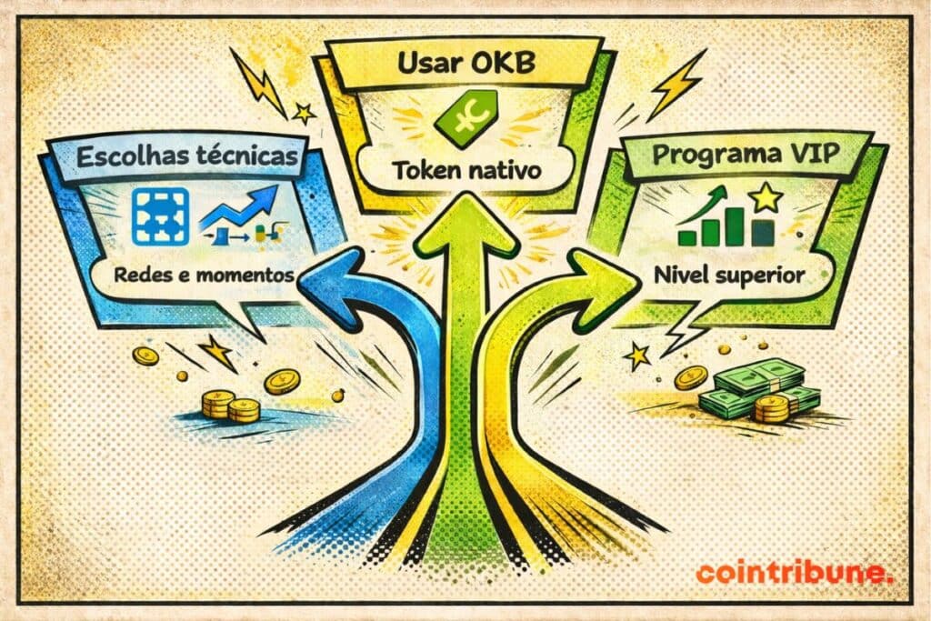 Três formas de reduzir as tarifas no exchange OKX