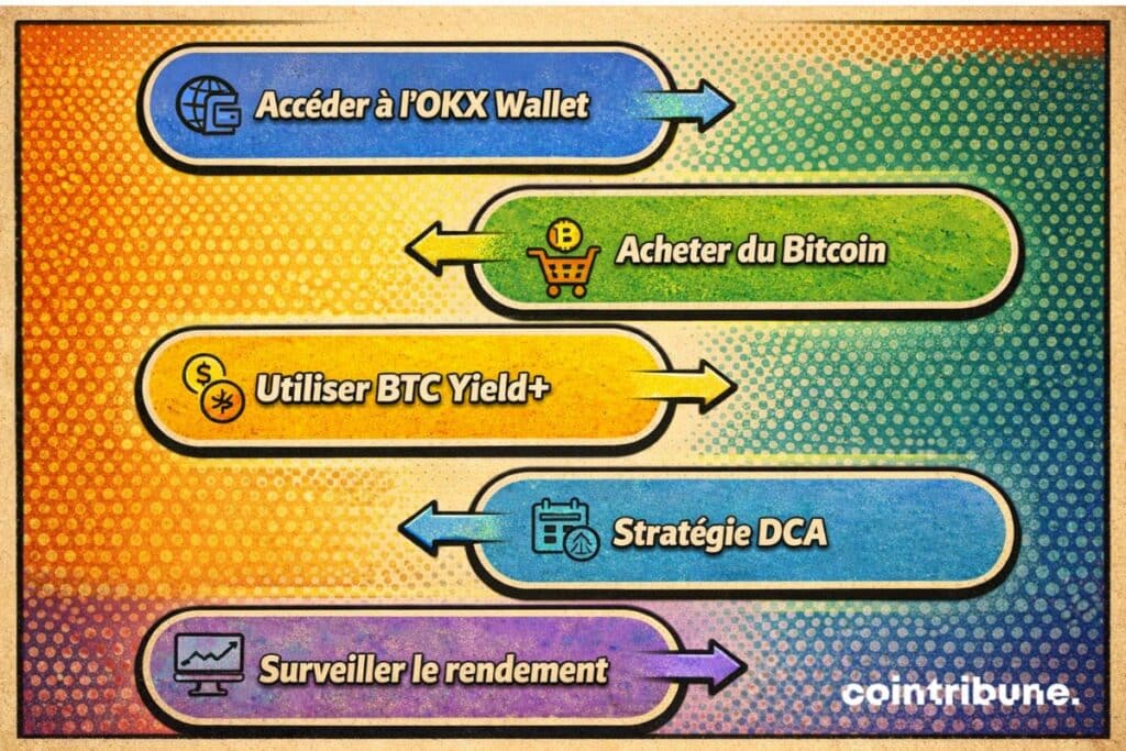 Etapes à suivre pour investir dans le bitcoin sur l'exchange crypto OKX
