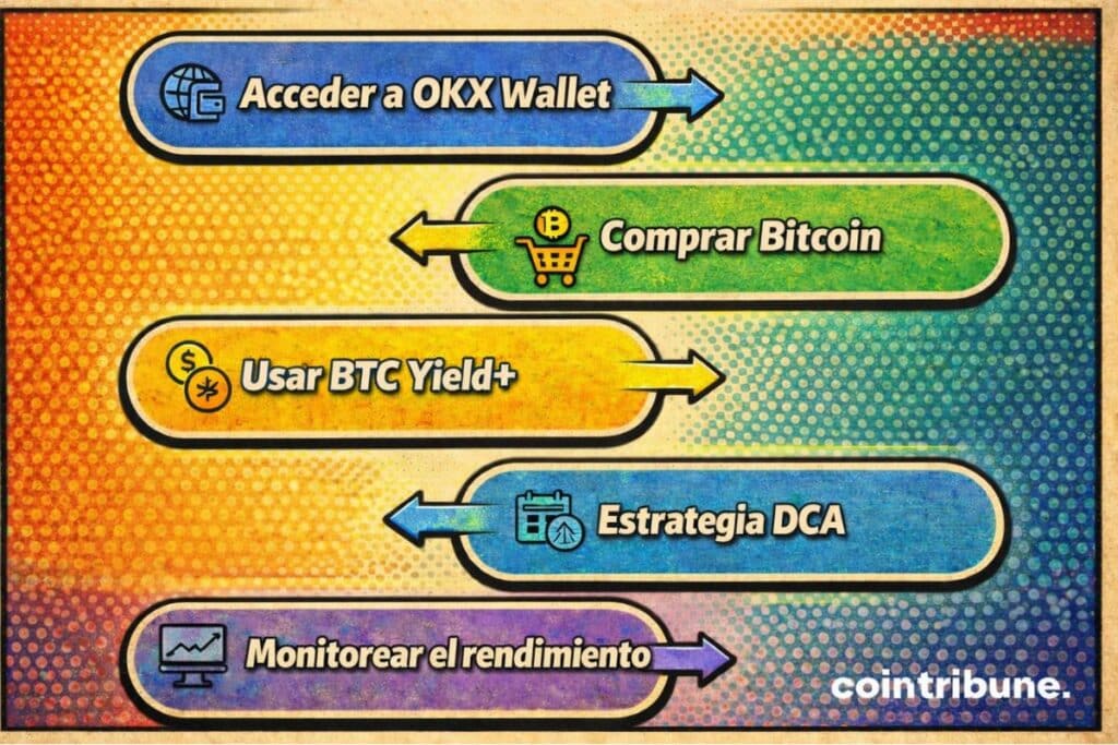 Etapas a seguir para invertir en bitcoin en el exchange cripto OKX