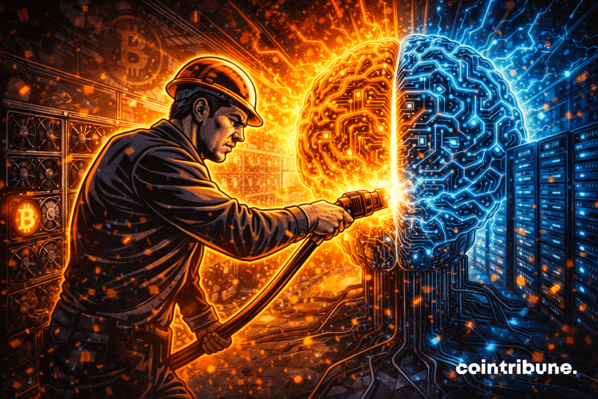 Faced with collapsing prices, bitcoin miners such as MARA are turning en masse to AI in order to survive.
