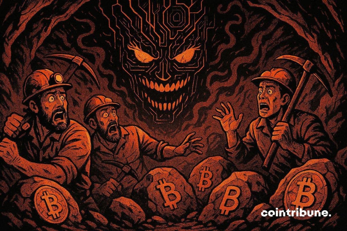 Bitcoin miners terrified by a devastating AI force.