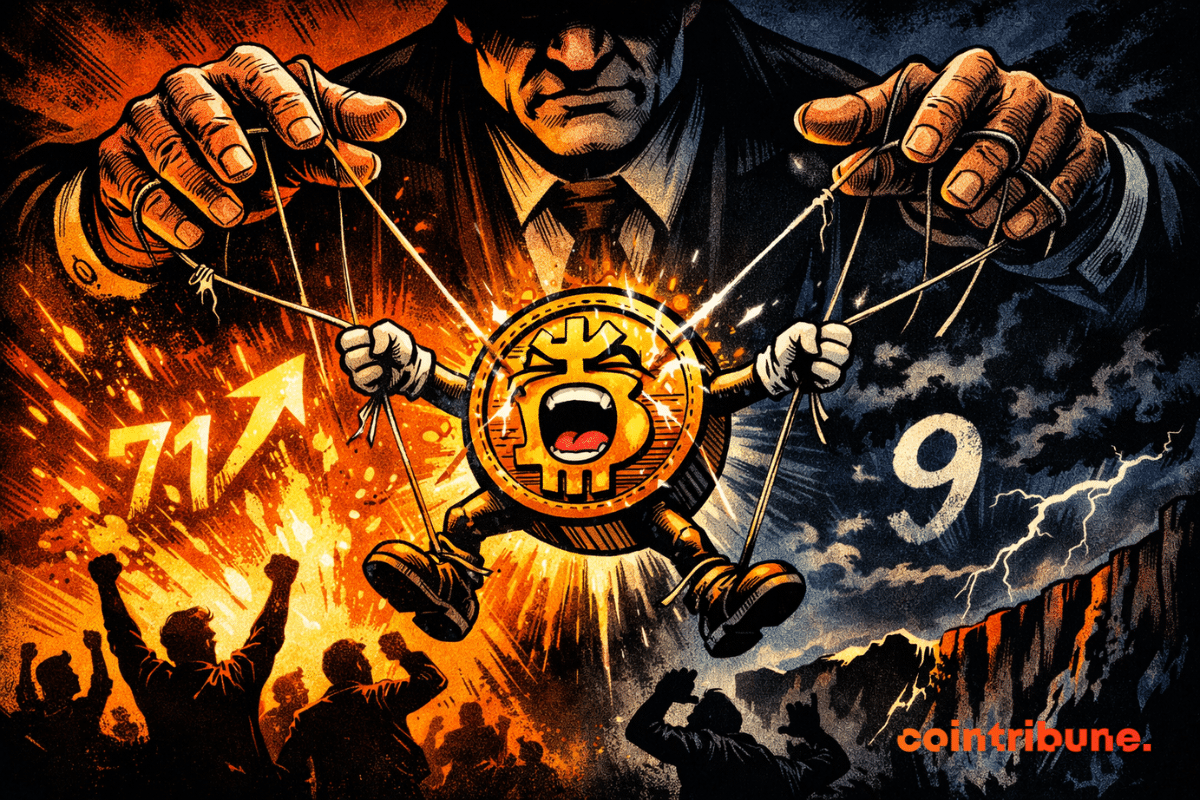 Crypto Bitcoin manipulée entre espoir haussier et chute brutale orchestrée