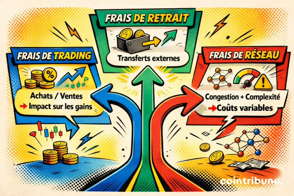 Zoom sur la typologie des frais applicables sur OKX