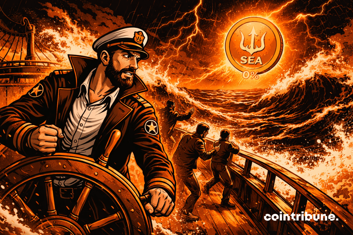 Un capitaine détourne un navire d’un token en pleine tempête crypto