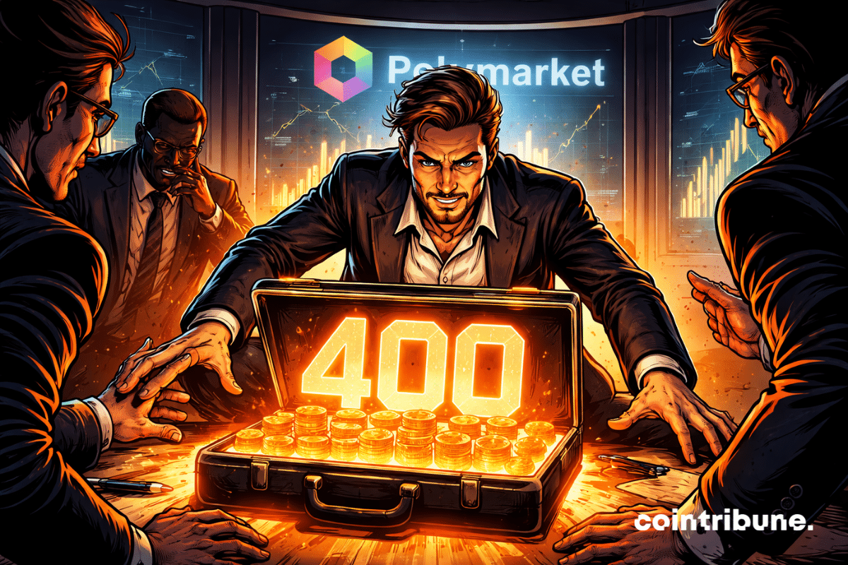 Polymarket in talks over a $400 million raise.