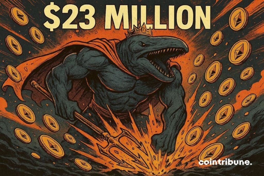 Une baleine Ethereum qui se réveille et fait trembler le marché.