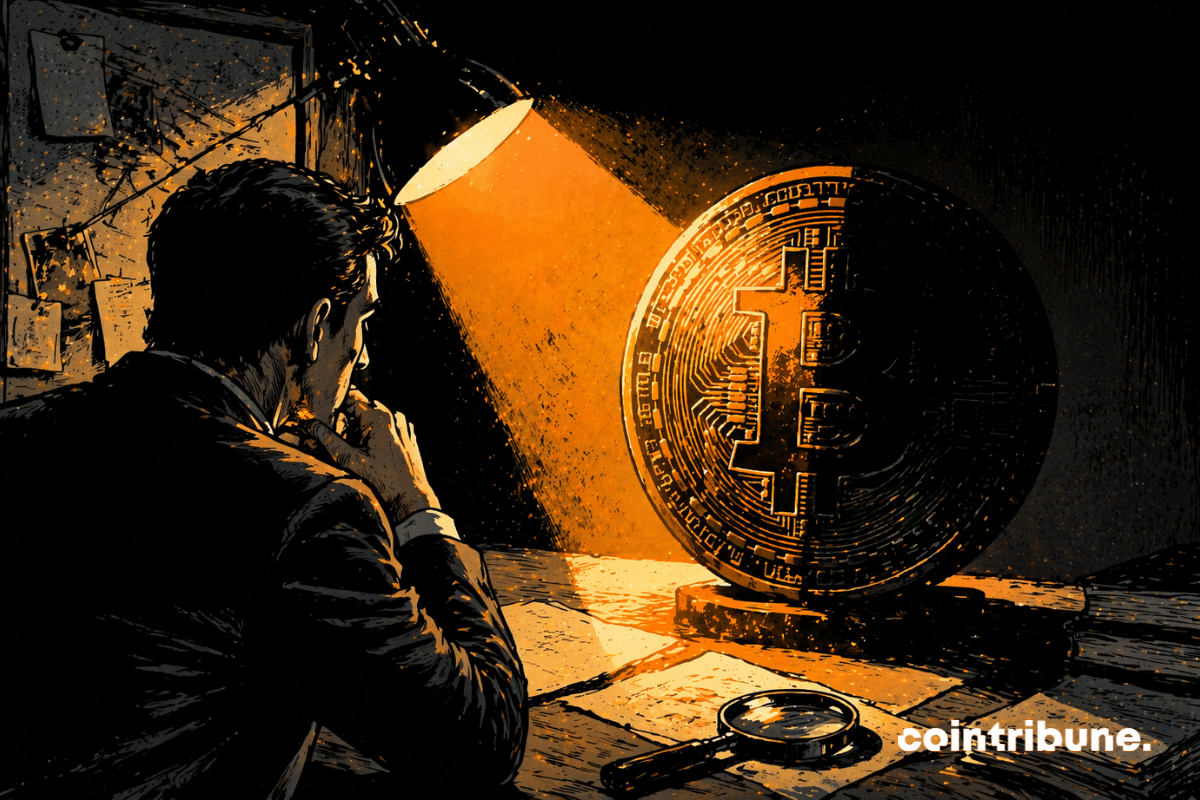 A private investigator is investigating the origin of Bitcoin.