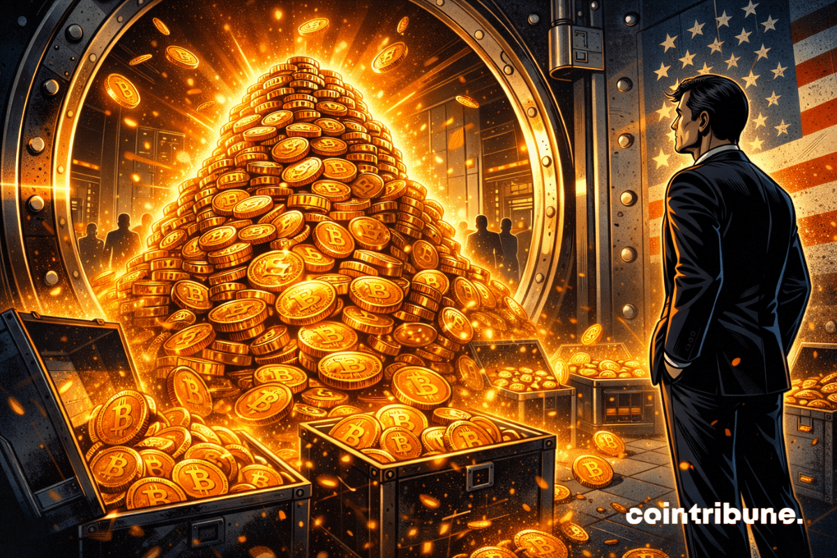 Rising U.S. Bitcoin reserve.