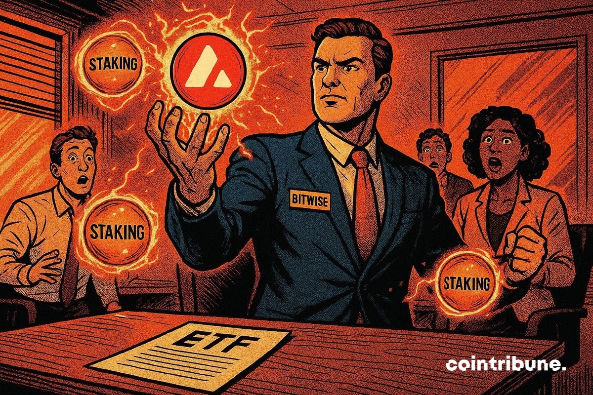 Un responsable de Bitwise qui présente l’ETF Avalanche avec Staking.