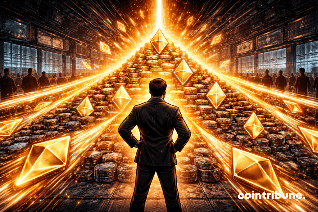 Des blocs d’Ethereum s’accumulent massivement sous le regard d’un dirigeant de BitMine.