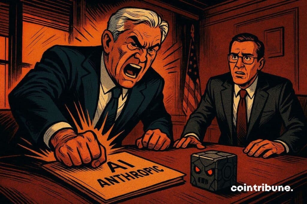 Secret meeting between Jerome Powell of the Fed and the US Treasury on the dangers of Anthropic AI.