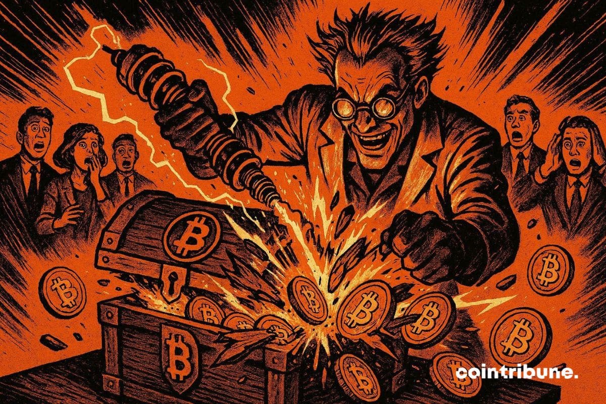 Un chercheur qui détruit une sécurité crypto avec un ordinateur quantique.