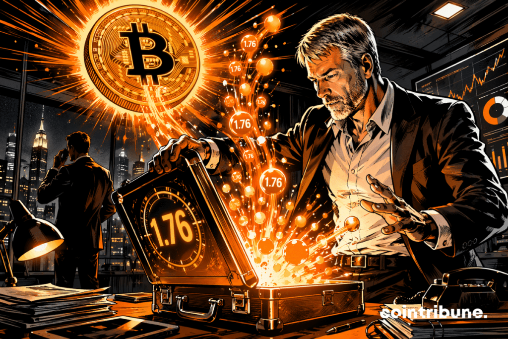 Un dirigente libera 1,76 mil millones hacia un Bitcoin incandescente