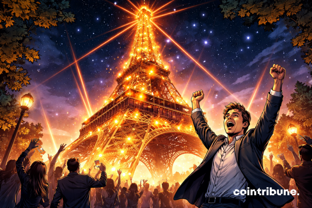 La Tour Eiffel accueille la closing party crypto de la Paris Blockchain Week