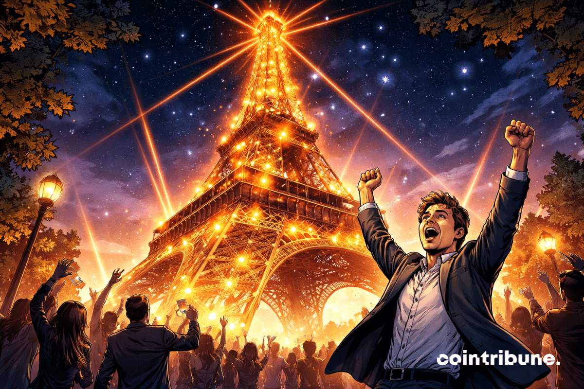 La Tour Eiffel accueille la closing party crypto de la Paris Blockchain Week