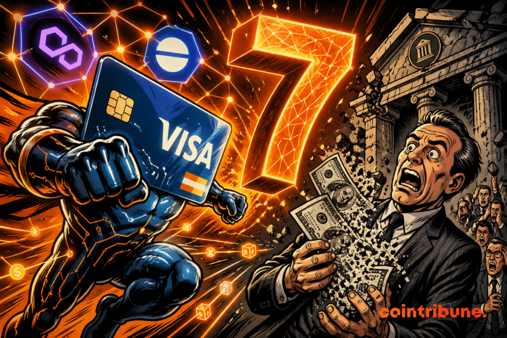 Affrontement explosif : Visa propulse les stablecoins contre des banques en panique