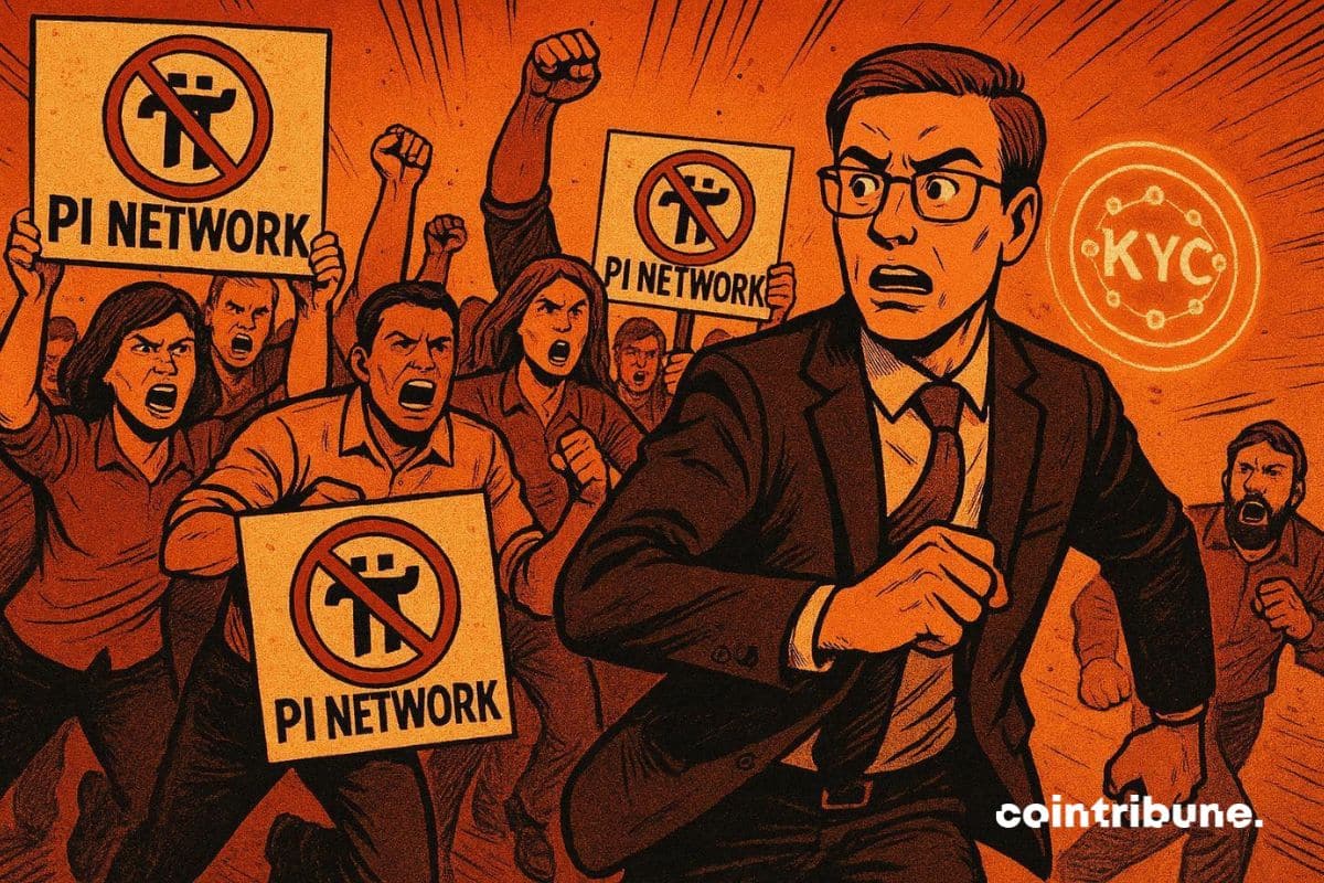 La communauté Pi Network en colère après l’annonce du KYC.
