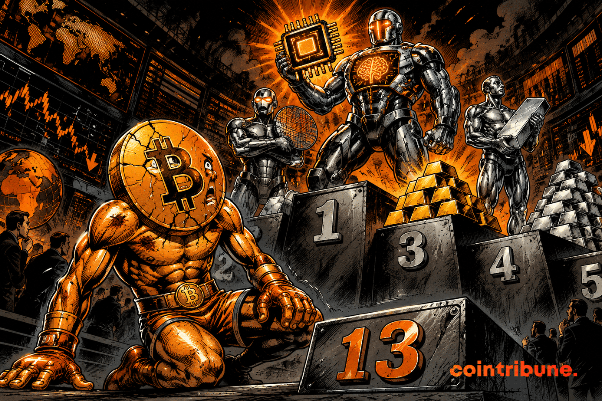 Bitcoin dethroned by the overwhelming rise of AI and metals