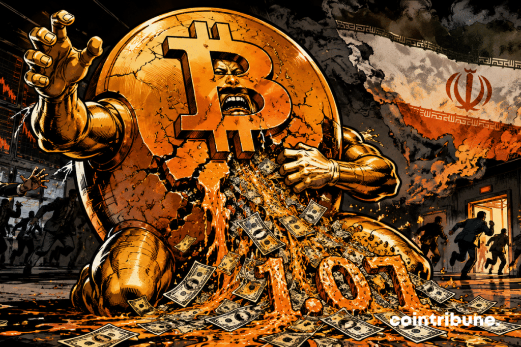 Le crash financier et la fuite du Bitcoin et crypto