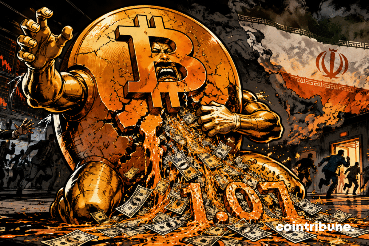 Le crash financier et la fuite du Bitcoin et crypto