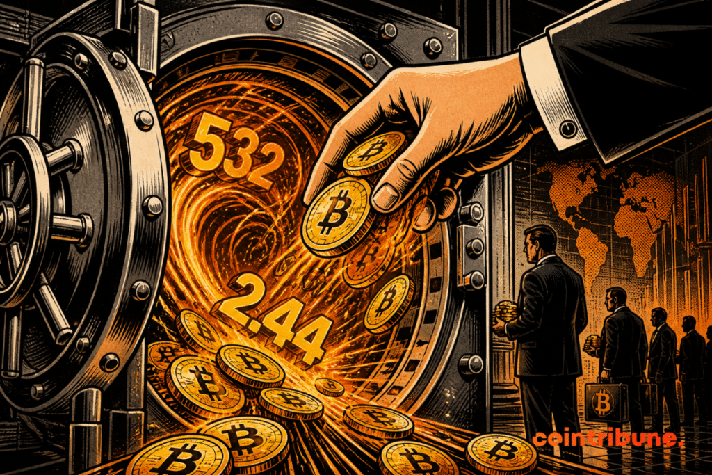 Una bóveda gigante absorbe bitcoins bajo un poderoso control institucional