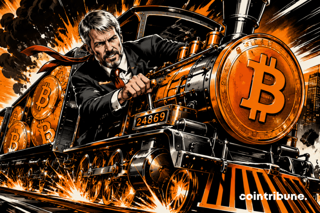 Locomotive Bitcoin en pleine charge