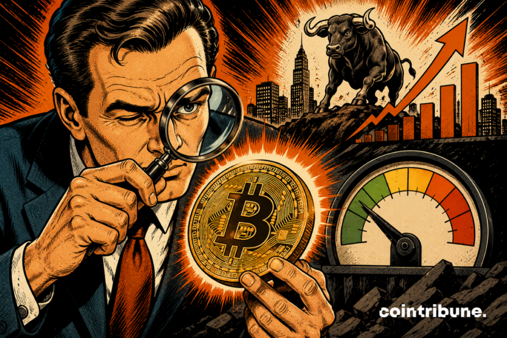 A crypto investor analyzes Bitcoin's performance.