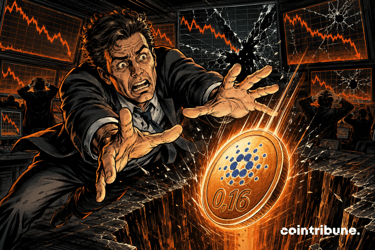 Crypto: Cardano drops and falls to $0.16