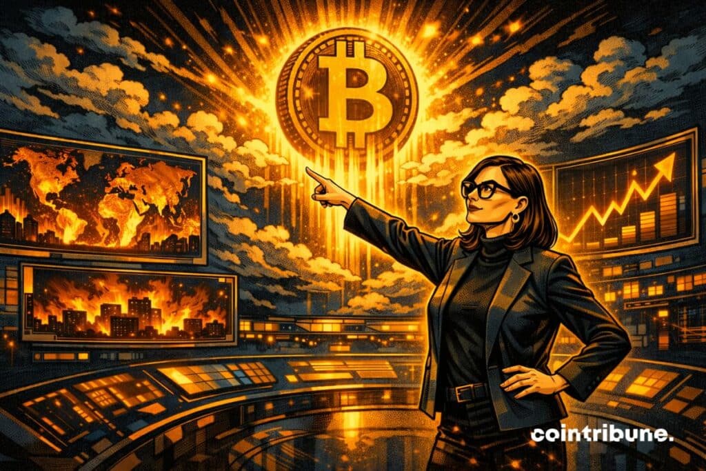 In the midst of global crises, Cathie Wood believes Bitcoin will soar. Why might instability increase Bitcoin?